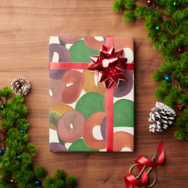 Modern Artistiek Herfst Kleurrijk Patroon Cadeaupapier