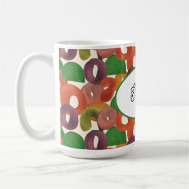 Modern Artistiek Herfst Kleurrijk Patroon Koffiemok