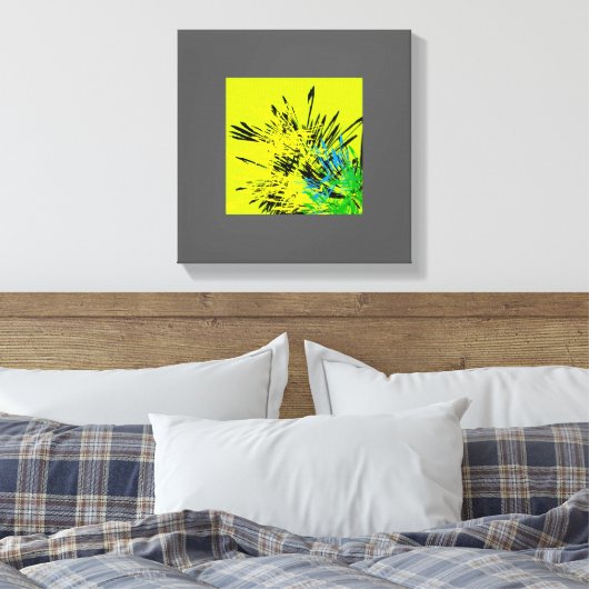 Modern artistiek ontwerp canvas afdruk (Insitu (Slaapkamer))