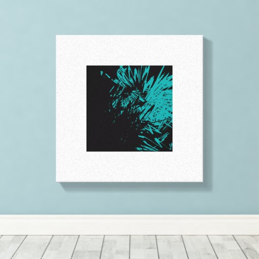 Modern artistiek ontwerp canvas afdruk (Insitu (Houten vloer))