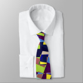 Modern artistiek terrazzo stijl patroon stropdas (Gebonden)