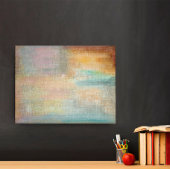 Modern Artsy Autumn Abstract Canvas Afdruk