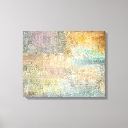 Modern Artsy Autumn Abstract Canvas Afdruk (Voorkant)