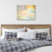 Modern Artsy Autumn Abstract Canvas Afdruk (Insitu (Slaapkamer))
