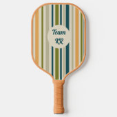 Modern Artsy Geometric Personalized  Pickleball Paddle (Voorkant)