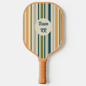 Modern Artsy Geometric Personalized  Pickleball Paddle (Achterkant)