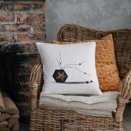 Modern artsy kuststrook abstract artistiek kussen