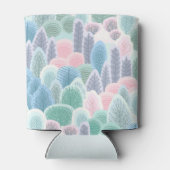 Modern Artsy Winter Trees Blikjeskoeler (Achterkant)