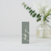Modern Ash Green Bedankt Label Kleding Hang Label (Staand voorkant)