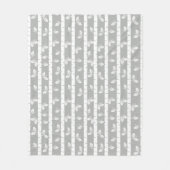 Modern Aspen Trees Fleece Deken (Voorkant)