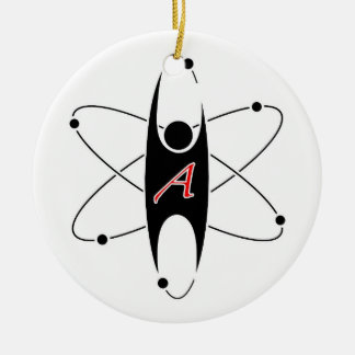 Modern Atheïsme logo-ornament Keramisch Ornament