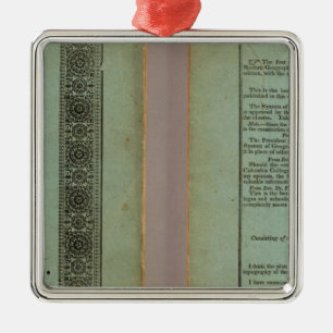 Modern atlas metalen ornament