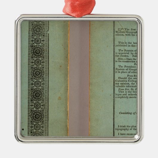 Modern atlas metalen ornament (Voorkant)