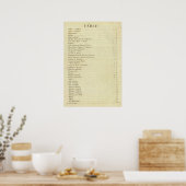 Modern Atlas Poster (Keuken)