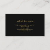 Modern Attorney at Law Professional Visitekaartje (Achterkant)