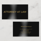 Modern Attorney at Law Professional Visitekaartje (Voorkant / Achterkant)