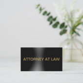 Modern Attorney at Law Professional Visitekaartje (Staand voorkant)