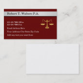 Modern Attorney Legal Services Visitekaartje (Voorkant / Achterkant)