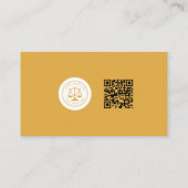Modern Attorney of law | Eenvoudig Visitekaartje (Achterkant)