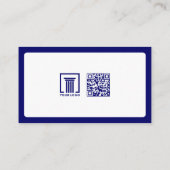 Modern Attorney of law | Eenvoudig Visitekaartje (Achterkant)
