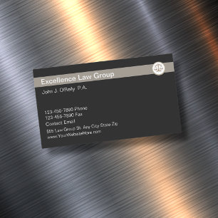 Modern Attorney Visitekaartje Magneten