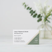 Modern Attorney Visitekaartjes (Staand voorkant)