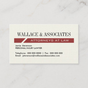 Modern Attorney Visitekaartjes