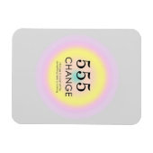 Modern Aura Angel Numerology 555 Betekenis Magneet (Horizontaal)