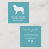 Modern Australian Shepherd Breeder | Sociale media Vierkante Visitekaartje (Voorkant / Achterkant)