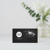 Modern Auto/ Auto Logo QR Code & Sociale Media Visitekaartje (Staand voorkant)