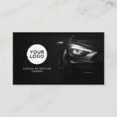 Modern Auto/ Auto Logo QR Code & Sociale Media Visitekaartje (Voorkant)
