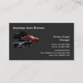 Modern Auto Broker Thema Visitekaartje (Voorkant)