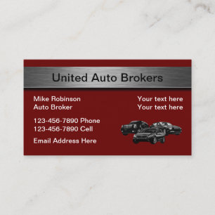 Modern Auto Broker Visitekaartje