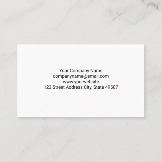 Modern Auto-logo | Autohulp Visitekaartje (Achterkant)