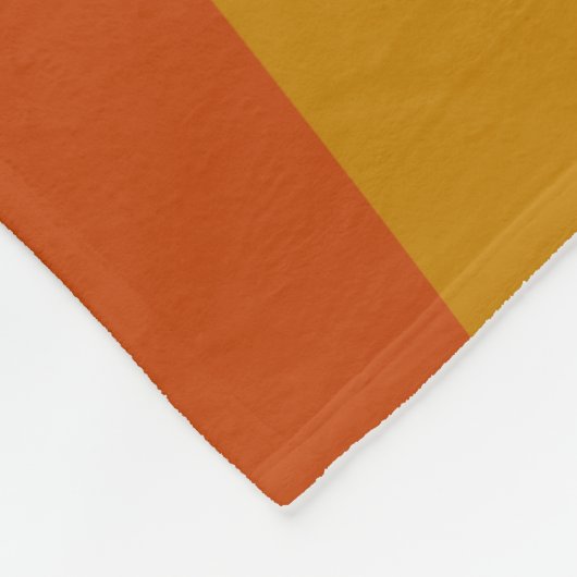 Modern Autumn Abstracte Wavy Lines in Earth Tones Fleece Deken (Hoek)