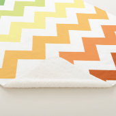 Modern Autumn Herfst Chevron Sherpa Deken (3/4)