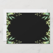 Modern Autumn Little Pumpkin 1st Birthday Foto Kaart (Achterkant)