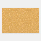 Modern Autumn Polka Dot Herfst kleuren Inpakpapier Vel (Voorkant)