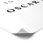 Modern Autumn Waterverf Pomkins & Flowers Poster (Hoek)