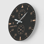 Modern Aviation Instrument Pilot Chronograph Grote Klok (Hoek)