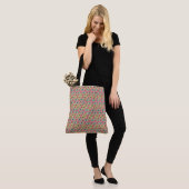 Modern Avocado en Cilantro Salad Pattern Tote Bag (Op model)