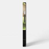 Modern Avocado Patroon Monogram iPhone Hoesje (Linkerkant)