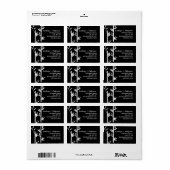 Modern Aziatisch bamboe gepersonaliseerd adres Etiket (Full Sheet)