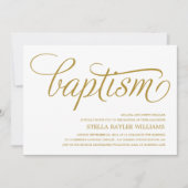 MODERN BABY | BAPTISME-INVITATIE KAART (Voorkant)