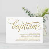 MODERN BABY | BAPTISME-INVITATIE KAART (Staand voorkant)