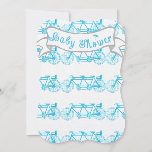 Modern Baby Boy  Bike for Three Baby Boy Kaart (Achterkant)