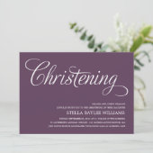MODERN BABY | CHRISTENINVITATIE KAART (Staand voorkant)