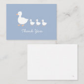 Modern Baby eendje dank je platte Kaarten Notitiekaartje (Voorkant / Achterkant)
