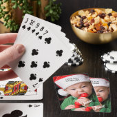 Modern Baby Foto Kerstmis Pokerkaarten (Insitu)