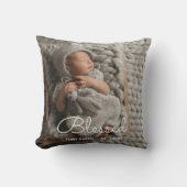 MODERN Baby Geboortefoto Keepomwille Pillow Kussen (Voorkant)